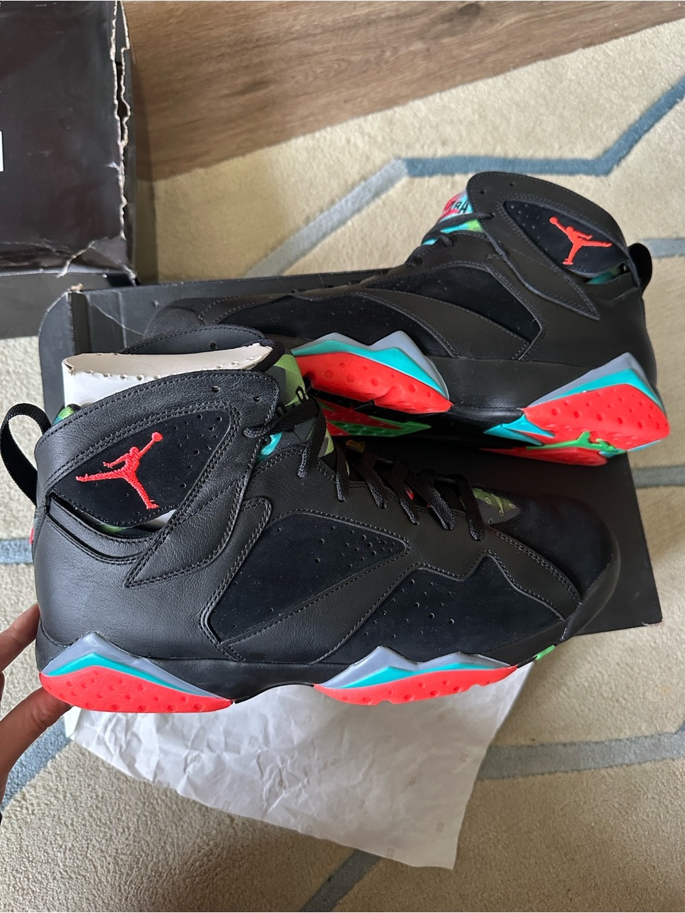 Nike Jordan 7 Retro Barcelona Nights Men’s Size 13